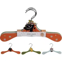 Home & Styling Safari Kinderhanger hout - Kledinghanger - 6 stuks - Hout