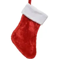 Décoris Kerstsok | | 40 x 27 centimeter (Klassiek, Rood/wit)