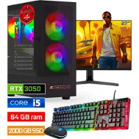 Screenon - Intel Core i5 - 2000GB SSD - 64GB RAM - RTX 3050 - Gaming Set - V122023527 (27" Monitor + Toetsenbord + Muis)