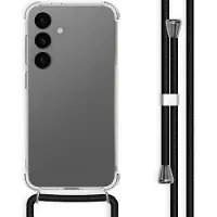 IMoshion Transparante Backcover met koord voor de Samsung Galaxy S24 - Zwart