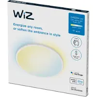 Wiz Slimme plafonnière SuperSlim Ø 55cm - wit