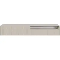 Selsey TV-meubel Vesper zwevend | Design spaanplaat grijs 175x30x31 cm tv-meubels | NADUVI