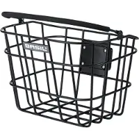 Basil Bremen Alu KF Fietsmand - Voor - Aluminium - Matzwart