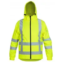 Hydrowear Boston Regenjack Fluor Geel/Zwart maat 4XL heren