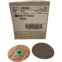 3M Roloc schuurschijf art. 22394 - P50 - diameter 76.20 mm - Prijs per doos ( inhoud 50 stuks)