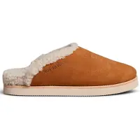 Rue de Wool Pantoffel Unisex The Mule Embroidery Cognac-Schoenmaat 39