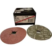 3M Fibre Disc 855 art. 16240 - P50 - diameter 127 mm x 22 mm - Prijs per doos ( inhoud 25 stuks)