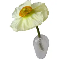 Mimou Liv Vaas Wit - Vazen Mondgeblazen Glas White - G09