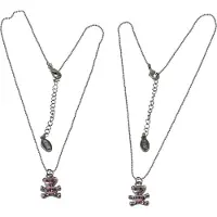 Behave - Set best friends kettinkjes dames - Beertjes design - 46,5 cm