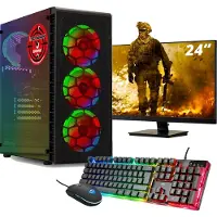 Screenon - Gaming Set - (24" Monitor + Toetsenbord + Muis) Ryzen 5 - 500GB SSD - 16GB RAM - RTX 3050 - Windows 11 - S24-TX88793