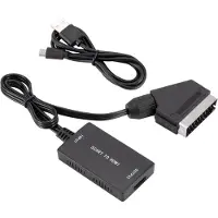 Dolphix Scart (m) naar HDMI (v) converter kabel / zwart - 1 meter