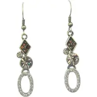 Behave - Oorhangers dames - Bruin vintage stijl - Voor chique avondlook