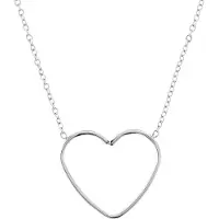 Behave - Hart Ketting Stainless Steel - Zilverkleur - 41 cm
