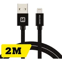 Swissten Datenkabel Textil USB / Lightning MFi 2.0 M