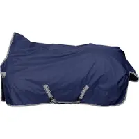 Bucas Deken Freedom Turnout High Neck 150gr Donkerblauw-zilver - 135/183