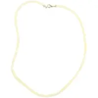 Behave Ketting van schelp wit crèmekleur 46 cm - Nikkelvrij en stijlvol