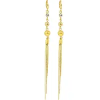 Behave - Oorhangers dames goudkleur - Lange hanger - Statement avondlook