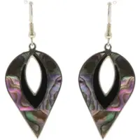 Behave - Oorbellen - Vintage schelplook - Zilverkleur dames - 6 cm
