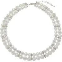 Behave - Parelketting met Steentjes - Twee Banen - Elegante Look
