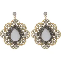 Behave - Oorbellen vintage druppel design - avondstijl sierlijk detail