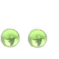 Behave - Oorknoppen groen rond glans voor dagelijks gebruik - 1 cm