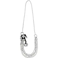 Behave - Lange ketting met verschillende kettingen en hangers - Zilverkleurig