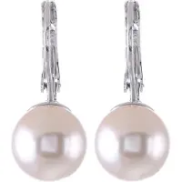 Behave - Parel oorstekers wit 3 cm - elegante avondstijl trend