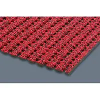 Ivol Gravel scrape loper - Antislipmat op rol - Rood - Breedte 120 cm