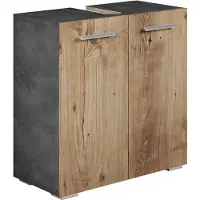 Badplaats Wastafel onderkast jupiter 60 x 30 x 60 cm kastanje met donker