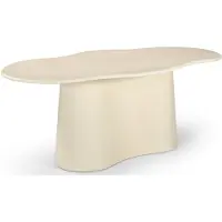 Giga Meubel Eettafel Jessie Organisch Beige 220cm