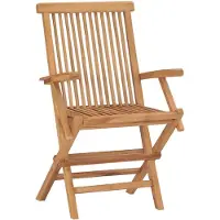 The Living Store Teakhouten Tuinstoelenset - 8 stoelen - 56 x 62 x 90 cm - Inklapbaar