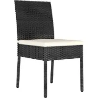 The Living Store - Stoelenset - Buitenstoel - 57x44x88 cm - Poly rattan