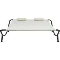The Living Store : Buitenloungestoel, stof, crème-wit