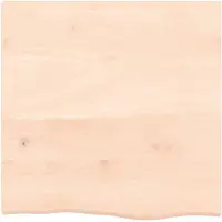 The Living Store Massief Eiken Wandplank - 60 x 60 x 2 cm - Rustieke Stijl