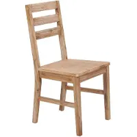 The Living Store : Eetkamerstoelen, 6 stuks, massief acaciahout