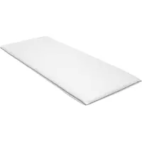 The Living Store Topmatras - Visco Traagschuim - D30 - 100x200x6 cm - Drukverlichting - Comfortabel - Makkelijk schoon