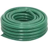 The Living Store Tuinslang Groen - 20m - PVC - 3-laags versterkte stof - Inclusief accessoires