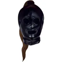 Ouch! Masker met Bruine paardenstaart