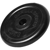 Gorilla Sports Halterschijf 2,5 kg rubber