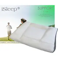 ISleep Support Hoofdkussen - Firm - Stevig Kussen - 50x60x10 cm - Wit - Neksteun en Ventilatieband
