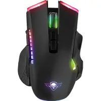 SPIRIT OF GAMER Gaming Muis – Muis – Muis Draadloos – 8 Knoppen – RGB – 4800 DPI – Zwart