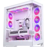 Phanteks NV7 (wit (mat), gehard glas x 2)