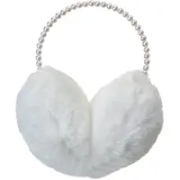Clayre & Eef Oorwarmers Meisjes one size Wit Polyester