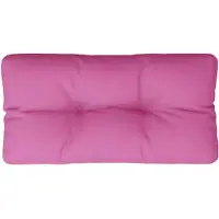 vidaXL Palletkussen 70x40x12 cm stof roze