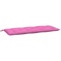 vidaXL Tuinbankkussen 120x50x7 cm stof roze