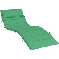 vidaXL Ligbedkussen 180x60x4 cm oxford stof groen