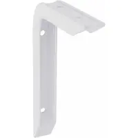 AMIG Plankdrager/planksteun van aluminium - gelakt wit - H200 x B150 mm - heavy support - Plankdragers