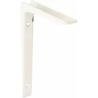 AMIG Plankdrager/planksteun - aluminium - gelakt wit - H200 x B150 mm - Plankdragers