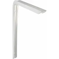 AMIG Plankdrager/planksteun - aluminium - gelakt zilver - H250 x B150 mm - max gewicht 50 kg - Plankdragers