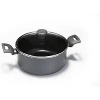 Moneta - Eden Kookpan Hoog ø 22 cm - Gerecycled Aluminium - Zwart